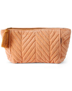 KIP & CO - VELVET TOILETRY PURSE - MELON