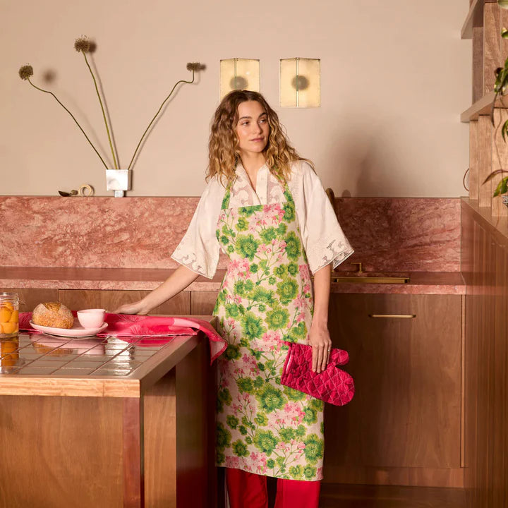 BONNIE & NEIL - JARDIN PINK TEA TOWEL