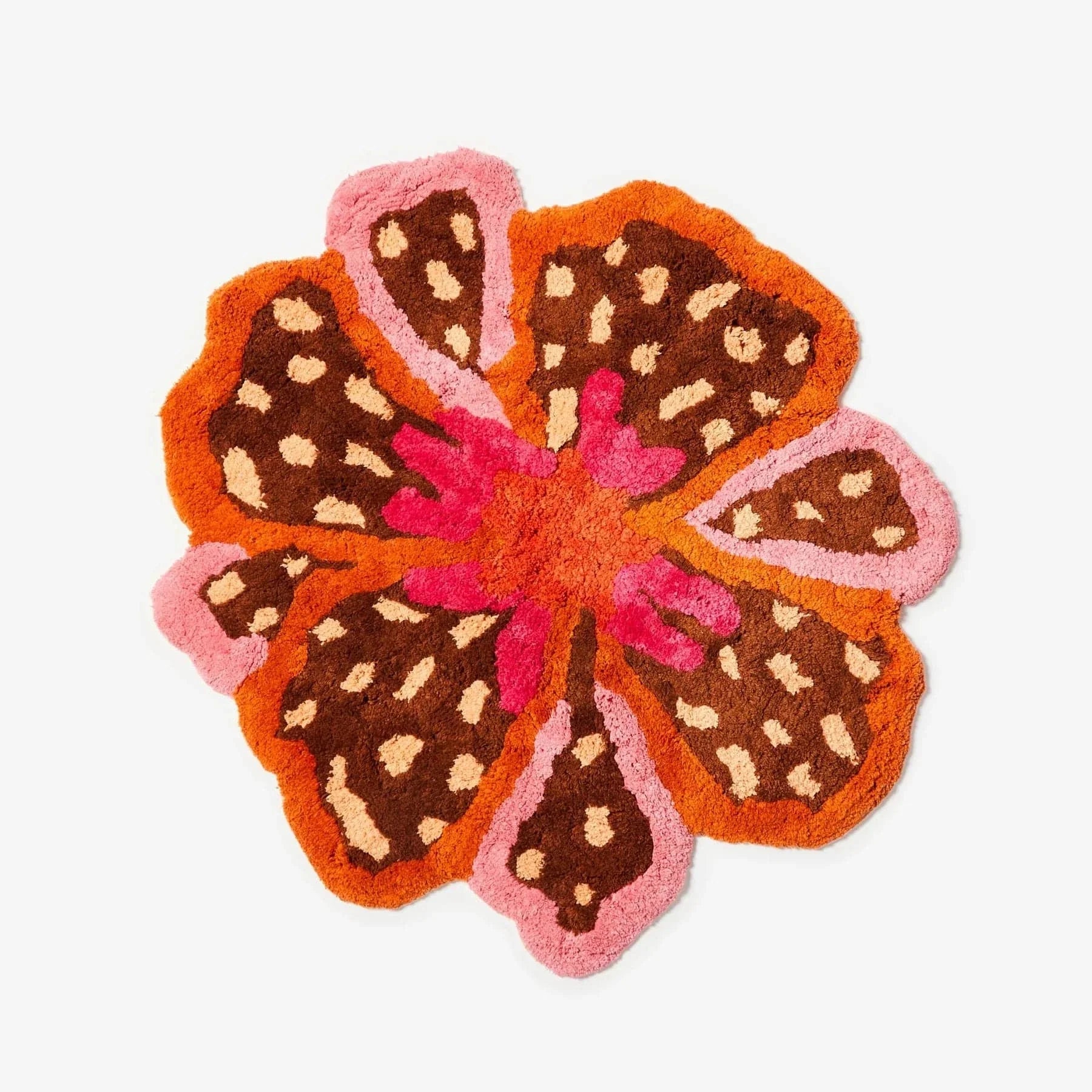 BONNIE & NEIL - FLOWER PINK BATH MAT