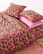 KIP & CO - GOLDEN PEONY ORGANIC COTTON QUILT COVER