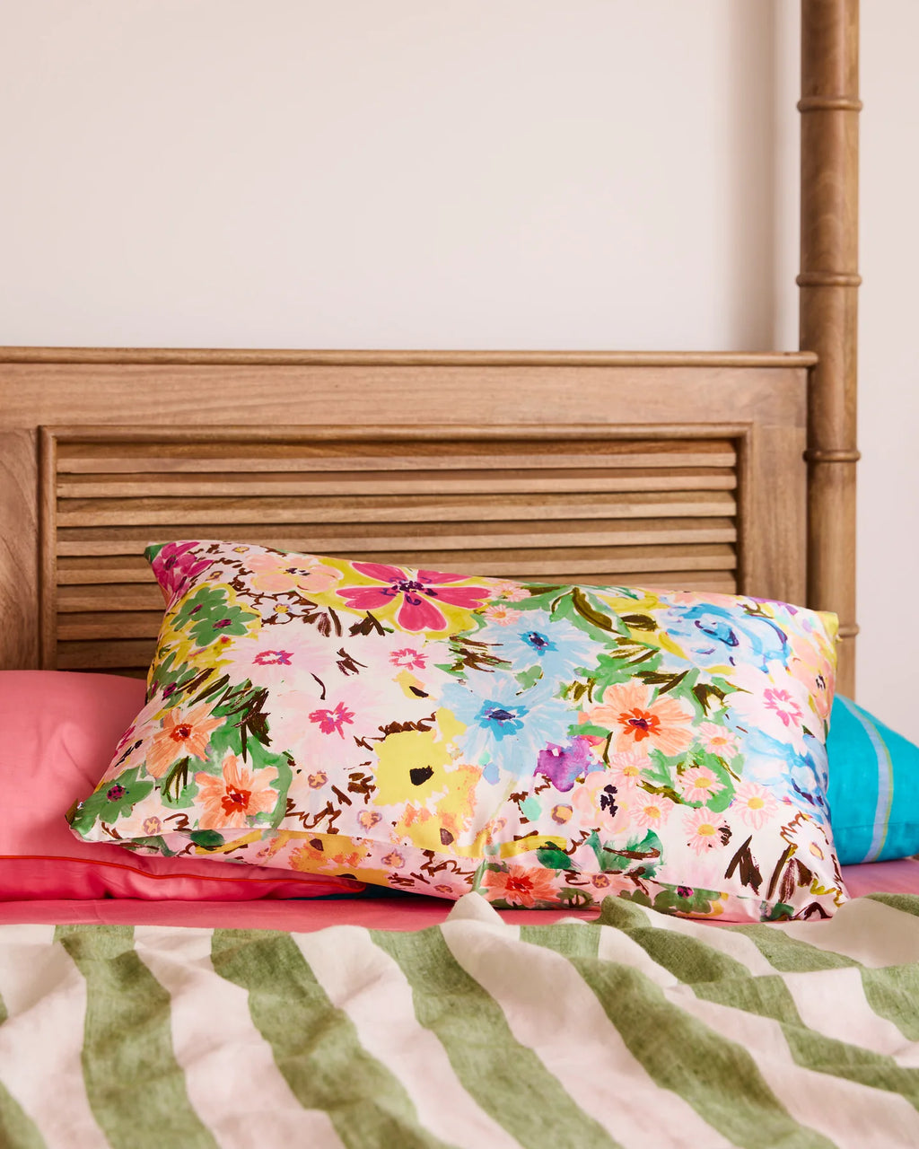 KIP & CO - SILK PILLOWCASE - ALFRESCO