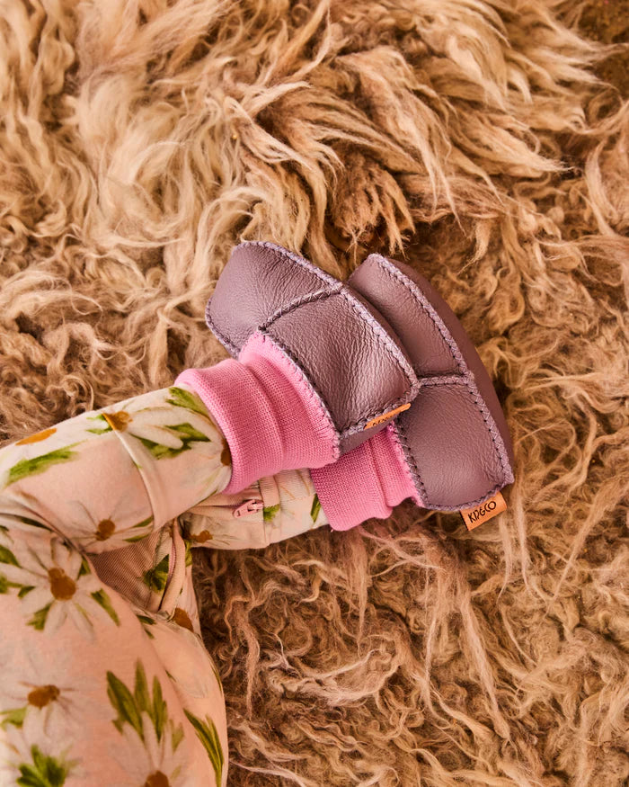 KIP & CO - BABY BOOTIES - LILAC