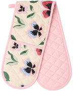 KIP & CO - DOUBLE OVEN MITT - PRETTY PANSY