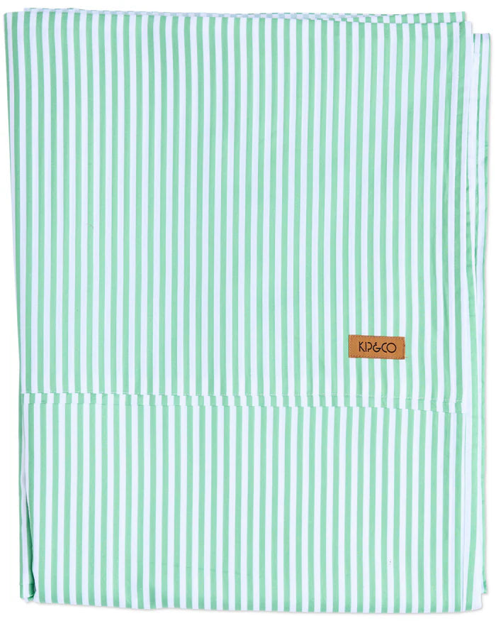 KIP & CO - ORGANIC COTTON FLAT SHEET -TARRAGON