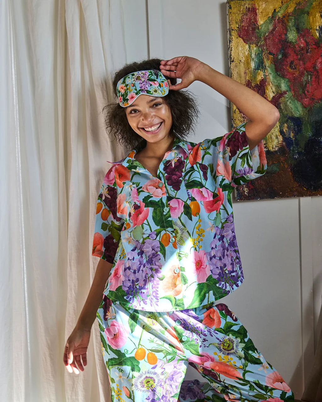 KIP & CO - SPRING IN THE AIR VELVET EYE MASK