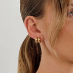 LINDA TAHIJA - SOLAR HUGGIE - 18K GOLD VERMEIL