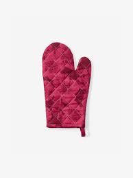 BONNIE & NEIL - JARDIN CERISE LINEN OVEN MITT