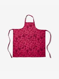 BONNIE & NEIL - JARDIN CERISE LINEN APRON