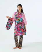 KIP & CO X ROMANCE WAS BORN - APRON - FLOWER POWER PINK