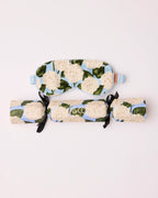 KIP & CO - VELVET EYE MASK - HYDRANGEA BLUE