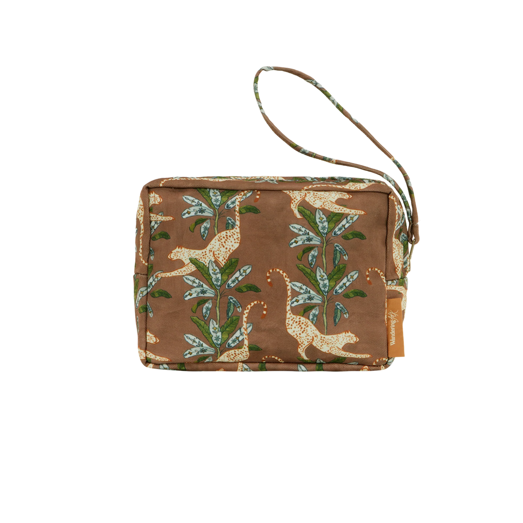 WANDERING FOLK - EYE OF THE JUNGLE HAZEL ZIP BAG - SMALL