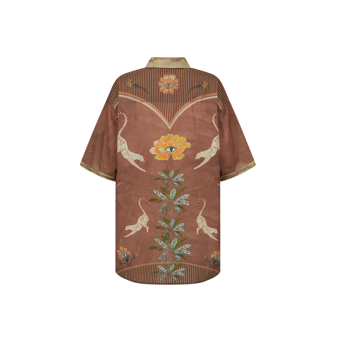 WANDERING FOLK - EYE OF THE JUNGLE SHIRT- HAZEL