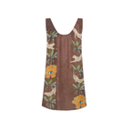 WANDERING FOLK - EYE OF THE JUNGLE MINI DRESS - DUNE