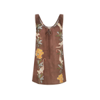 WANDERING FOLK - EYE OF THE JUNGLE MINI DRESS - DUNE