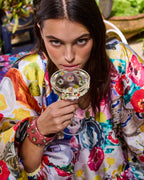 KIP & CO X ROMANCE WAS BORN - COCKTAIL GLASS 2P SET - FLOWER POWER