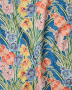 KIP & CO x ANNA SPIRO - ORGANIC COTTON FLAT QUEEN SHEET - GLADIOLUS