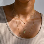 LINDA TAHIJA - FIELD NECKLACE - 18K GOLD VERMEIL