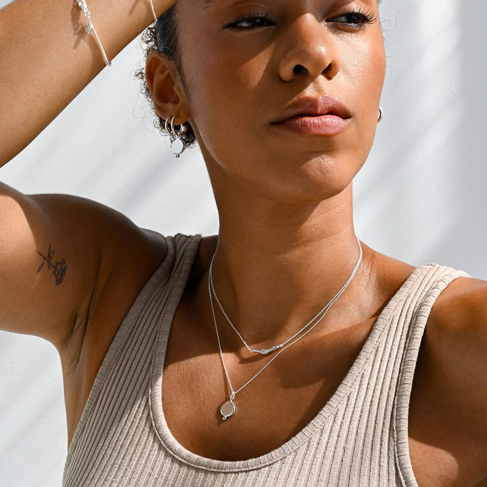 LINDA TAHIJA - FIELD NECKLACE - STERLING SILVER