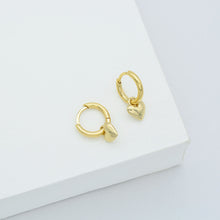 Load image into Gallery viewer, LINDA TAHIJA - AMORE CLASSIC HUGGIE EARRINGS
