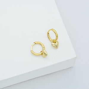 LINDA TAHIJA - AMORE CLASSIC HUGGIE EARRINGS