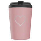 MADE BY FRESSKO - CAMINO REUSABLE  COFFEE CUP 340ML/12OZ - HEART FLOSS - CERAMIC INTERIOR