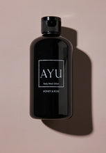 Load image into Gallery viewer, AYU - BODY WASH - HONEY &amp; ROSE
