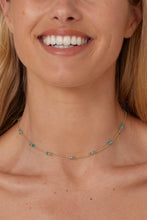 Load image into Gallery viewer, TONIMAY - BEADED APATITE GOLD NECKLACE
