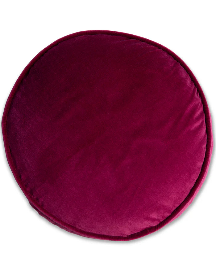 KIP & CO - VELVET PEA CUSHION - ANEMONE