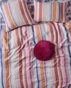 KIP & CO - VELVET PEA CUSHION - ANEMONE