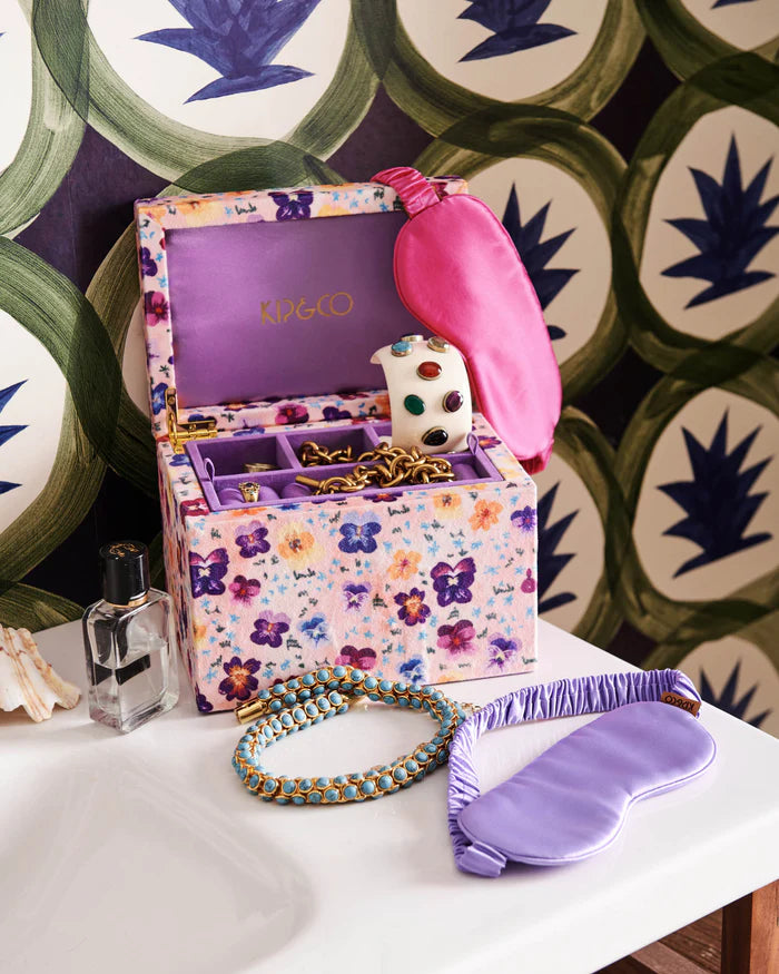 KIP & CO - PERFECT PINK SILK EYE MASK