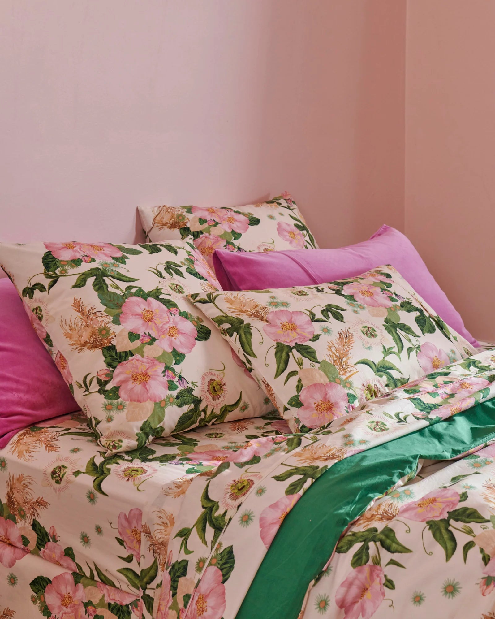 KIP & CO - ORGANIC COTTON PILLOWCASE 2P STD SET - SUNDAY STROLL