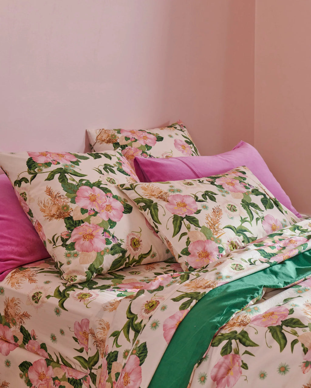 KIP & CO - ORGANIC COTTON FITTED SHEET - SUNDAY STROLL