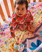 Load image into Gallery viewer, KIP &amp; CO - ORGANIC LONG SLEEVE ZIP ROMPER - STRAWBERRY JAM
