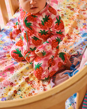 Load image into Gallery viewer, KIP &amp; CO - ORGANIC LONG SLEEVE ZIP ROMPER - STRAWBERRY JAM
