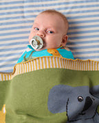 KIP & CO - COTTON KNITTED BLANKET - HOME AMONG THE GUM TREES