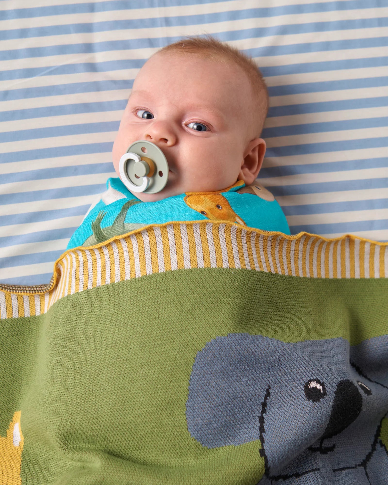 KIP & CO - COTTON KNITTED BLANKET - HOME AMONG THE GUM TREES