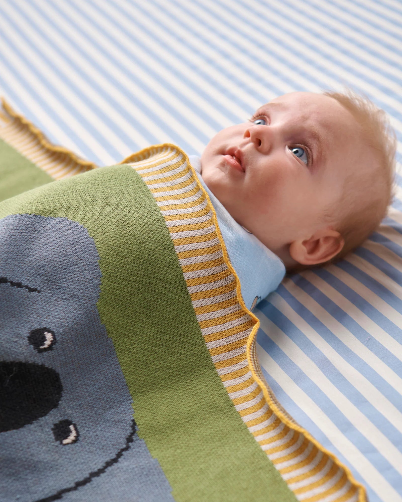 KIP & CO - COTTON KNITTED BLANKET - HOME AMONG THE GUM TREES