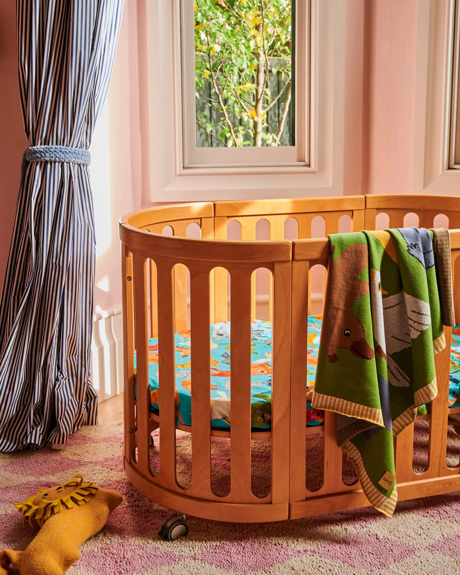 KIP & CO - COTTON KNITTED BLANKET - HOME AMONG THE GUM TREES