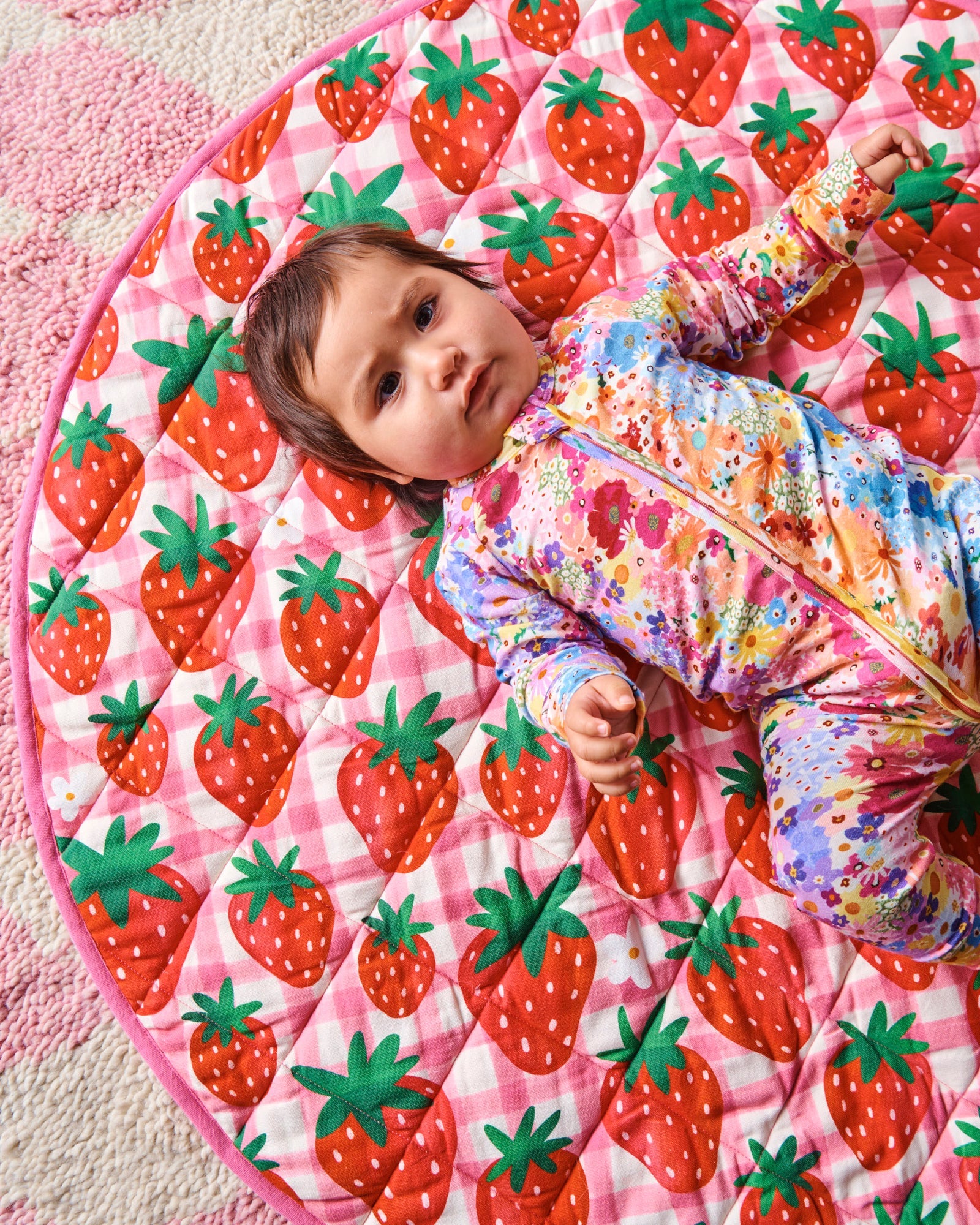 KIP & CO - ORGANIC LONG SLEEVE ZIP ROMPER - POSIE LANE