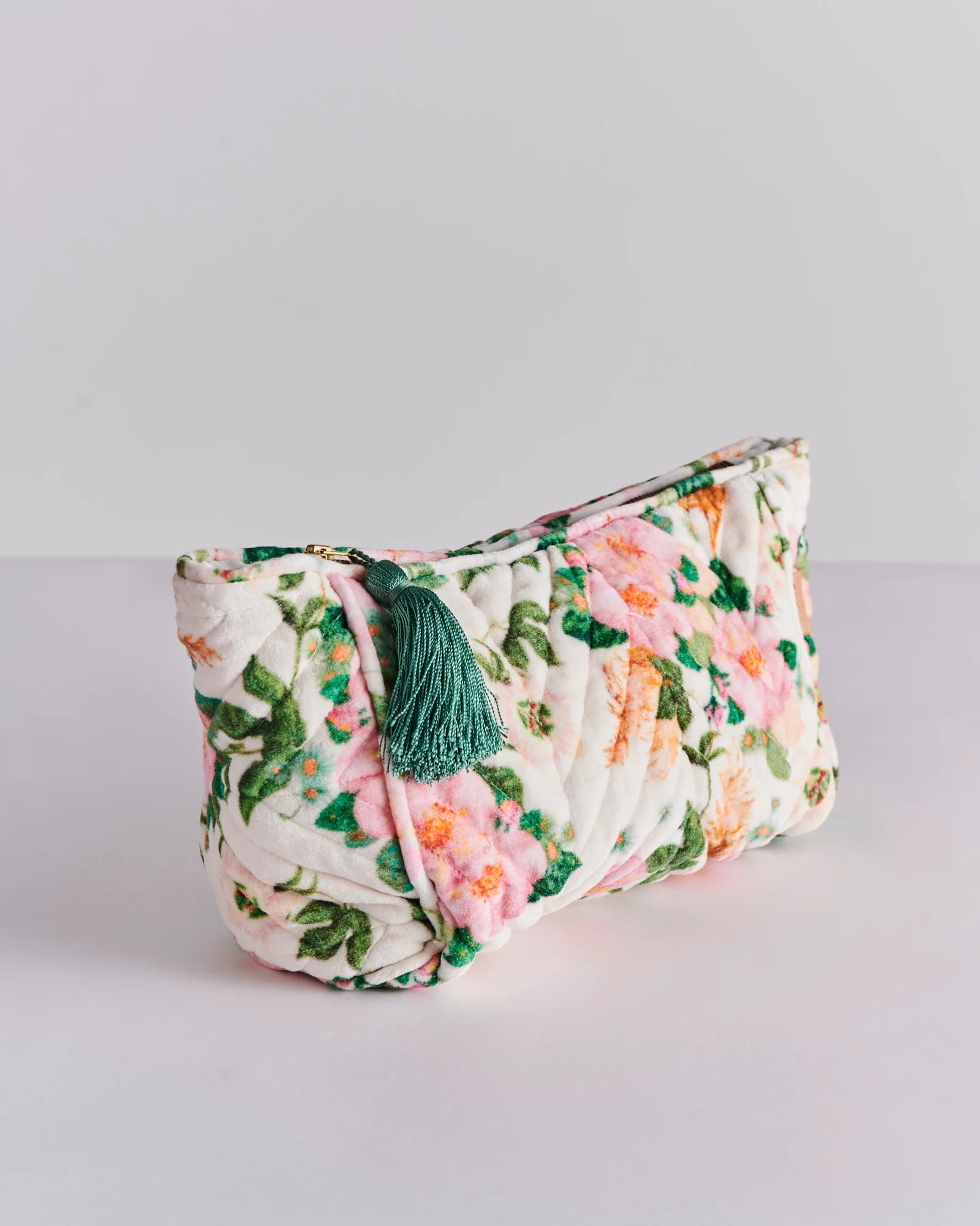 KIP & CO - VELVET TOILETRY BAG - SUNDAY STROLL