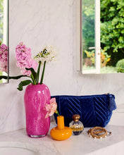 Load image into Gallery viewer, KIP &amp; CO - VELVET TOILETRY BAG - OCEAN DREAMER
