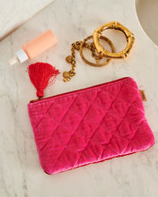 Load image into Gallery viewer, KIP &amp; CO - VELVET COSMETIC PURSE - ME AND YOU
