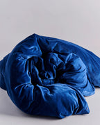 KIP & CO - VELVET QUILT COVER - OCEAN