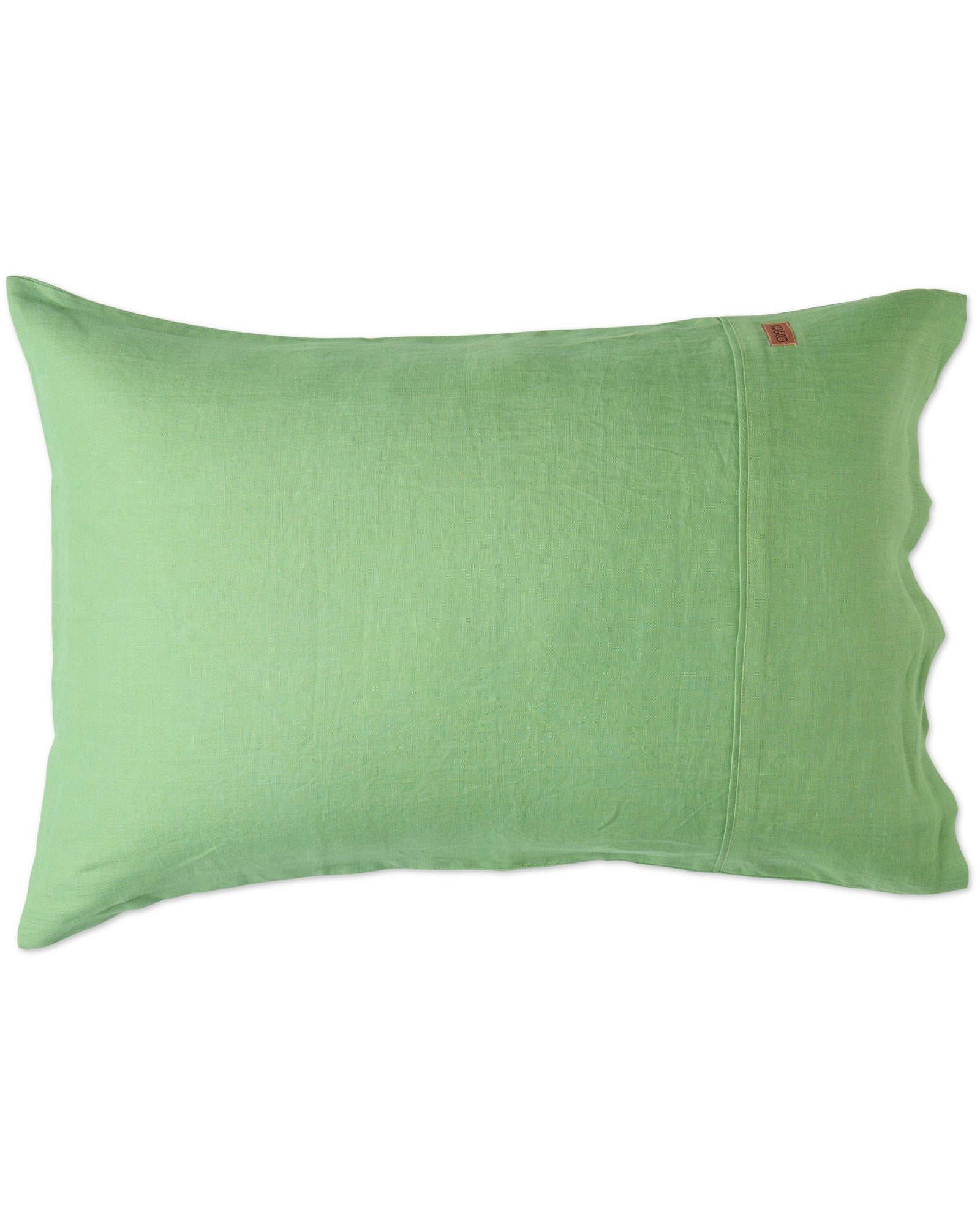 KIP & CO - LINEN PILLOWCASE 2P STD SET - GREEN TEA