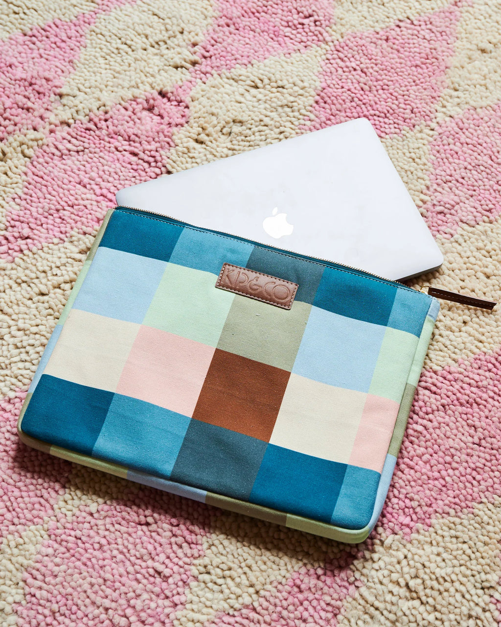 KIP & CO - LAPTOP CASE - WOODLAND TARTAN