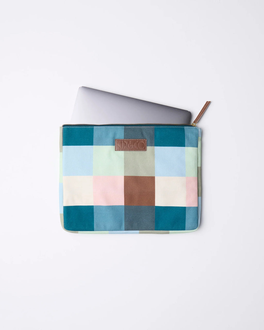 KIP & CO - LAPTOP CASE - WOODLAND TARTAN