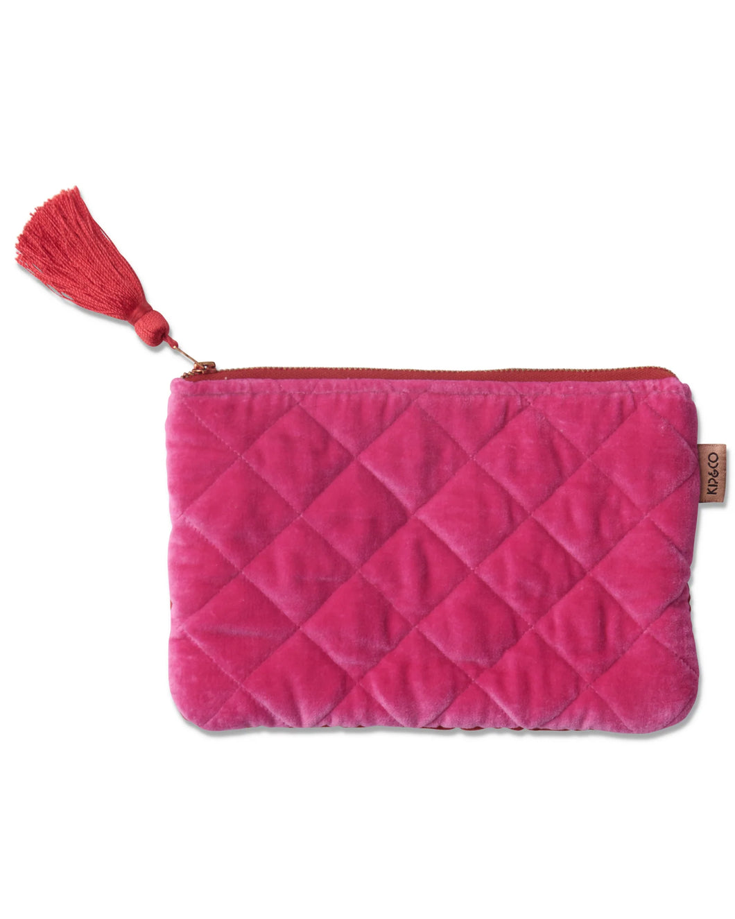 KIP & CO - VELVET COSMETIC PURSE - ME AND YOU