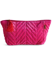 Load image into Gallery viewer, KIP &amp; CO - VELVET TOILETRY BAG - ME AND YOU

