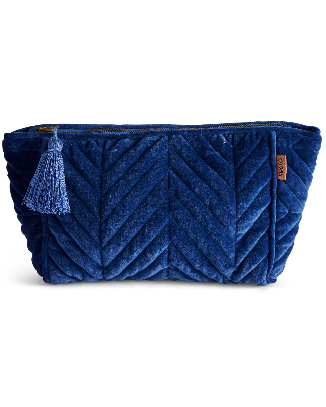 KIP & CO - VELVET TOILETRY BAG - OCEAN DREAMER