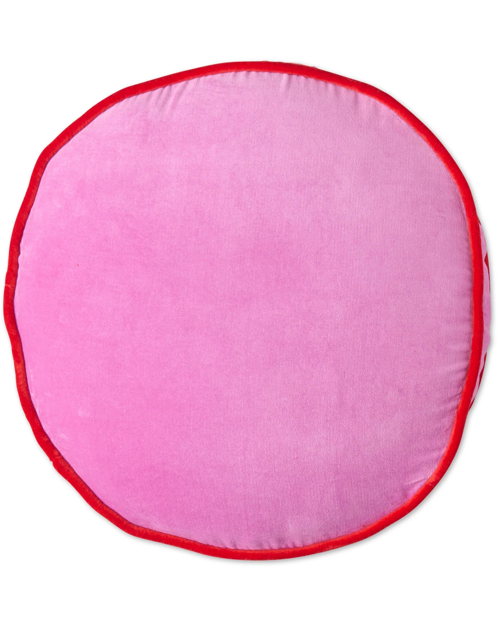 KIP & CO - VELVET PEA CUSHION - PINK AMBITION